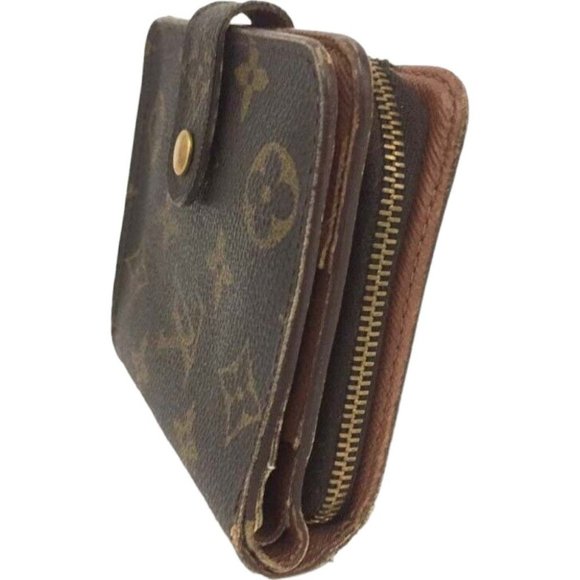 427130T Louis Vuitton Wallet Compact Zip Brown Monogram - Picture 3 of 9